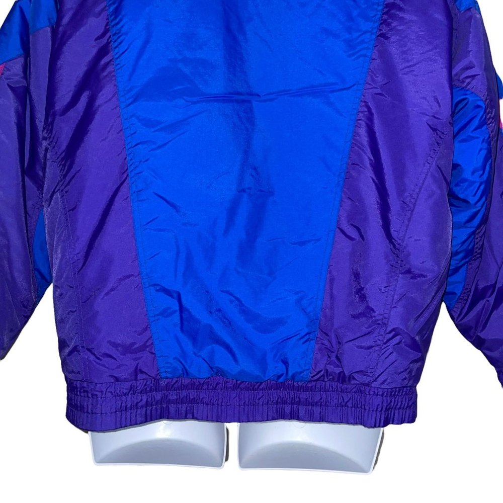 Vintage Steep Slopes Fashion Skiwear Colorblock Winter Ski Snow Gear Coat XL - Picture 8 of 10